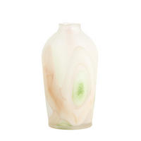 VASE Barcos - Orange - 20.5/20.5/37 cm - Orange, Glas (37cm) - Light & Living