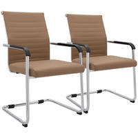 SCHWINGSTUHL 2 Metall Hellbraun - Hellbraun, Metall (55/90/62cm) - CLP