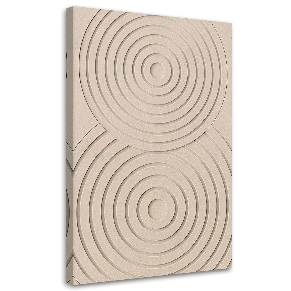 KUNSTDRUCK Beige 80/120 cm - Beige, Textil (80/120cm) - KUNSTLOFT