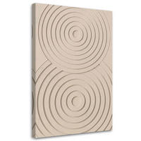KUNSTDRUCK Beige 70/100 cm - Beige, Textil (70/100cm) - KUNSTLOFT