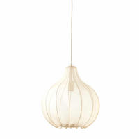 PENDELLEUCHTE Elati Braun 39/39/42 cm - Braun, Textil (39/39/42cm) - Light & Living