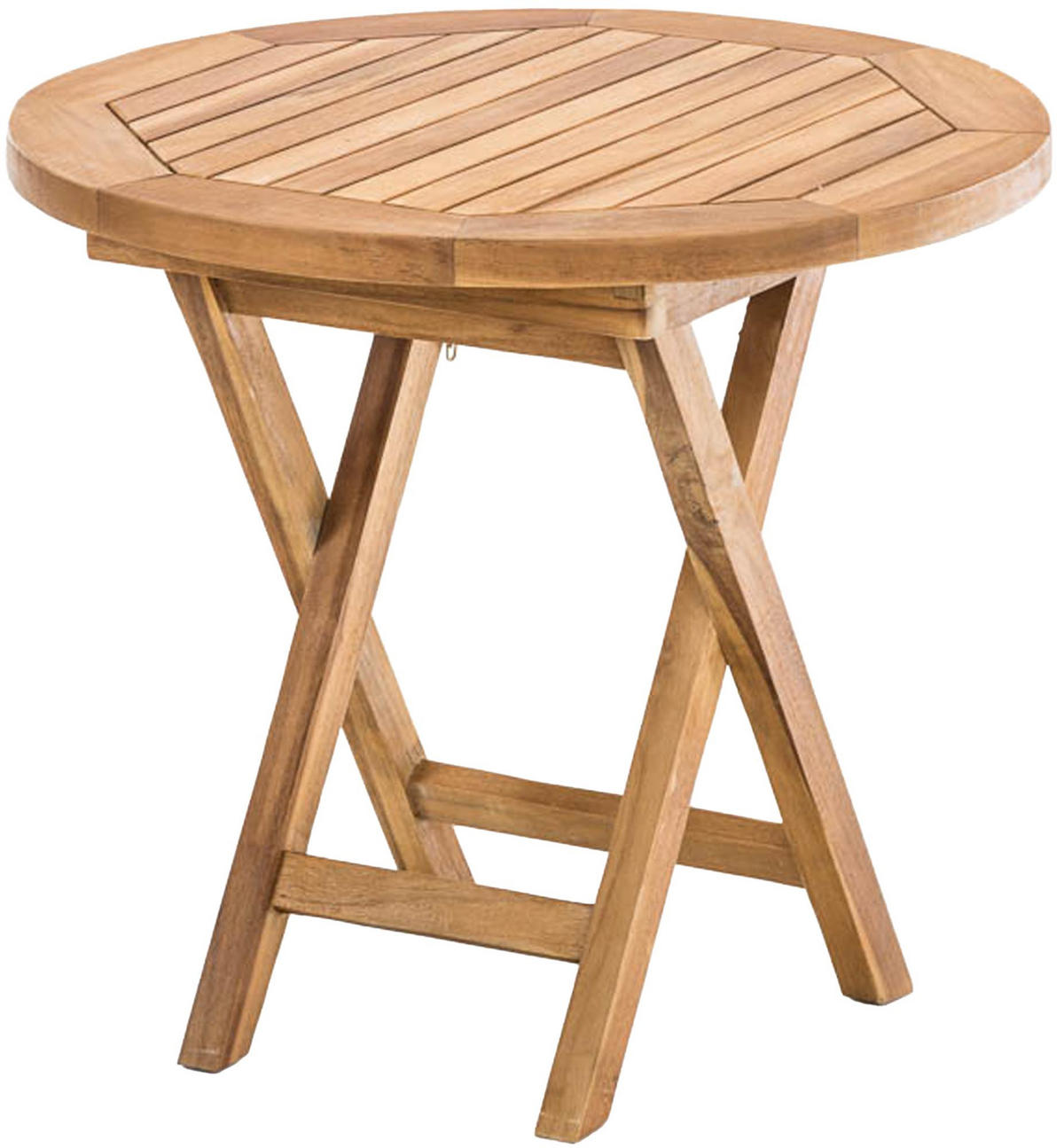 BEISTELLTISCH rund 50 cm Holz Braun - Braun, Holz (50/50/1cm) - CLP