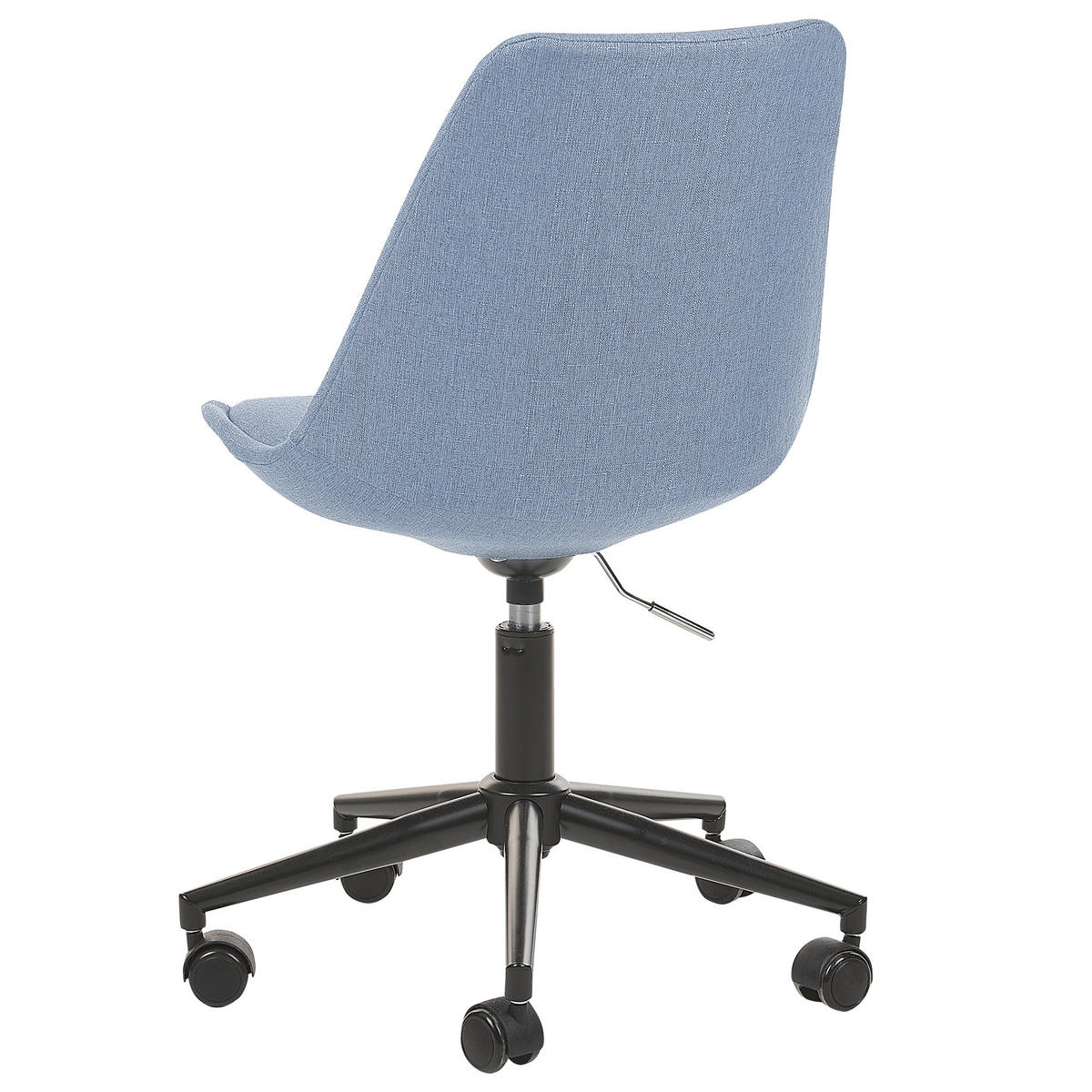 BÜRODREHSTUHL Blau Dakota - Blau, Textil/Metall (60/79/60cm) - Beliani