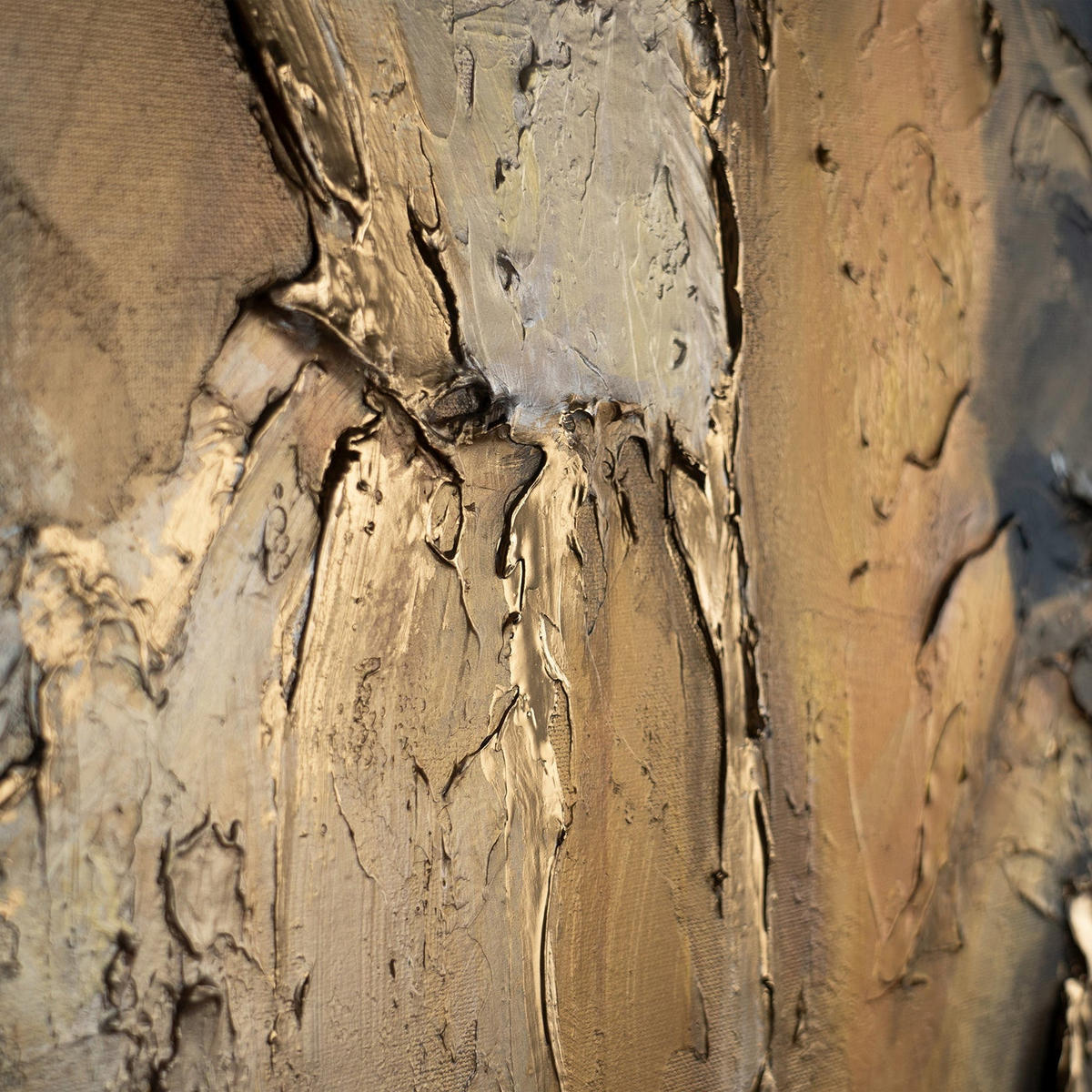 GEMÄLDE Elegante Abstraktion II Schattenfugenrahmen Schwarz 180x120 cm - Schwarz, Holz (180/120cm) - YS-art gallery