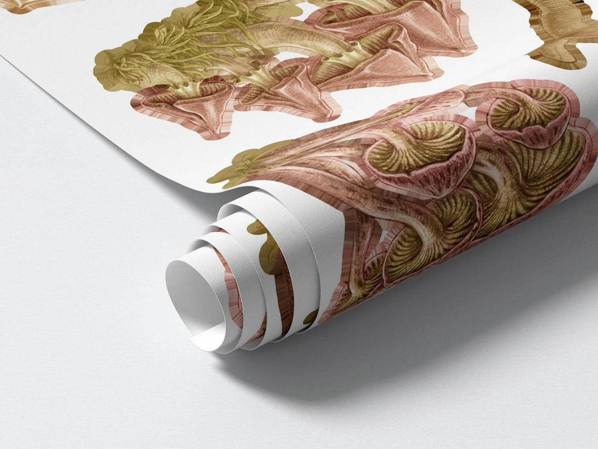 WANDAUFKLEBER 130x209cm - Feenwald - Multicolor, Kunststoff (130/209/0.1cm) - Wallfluent