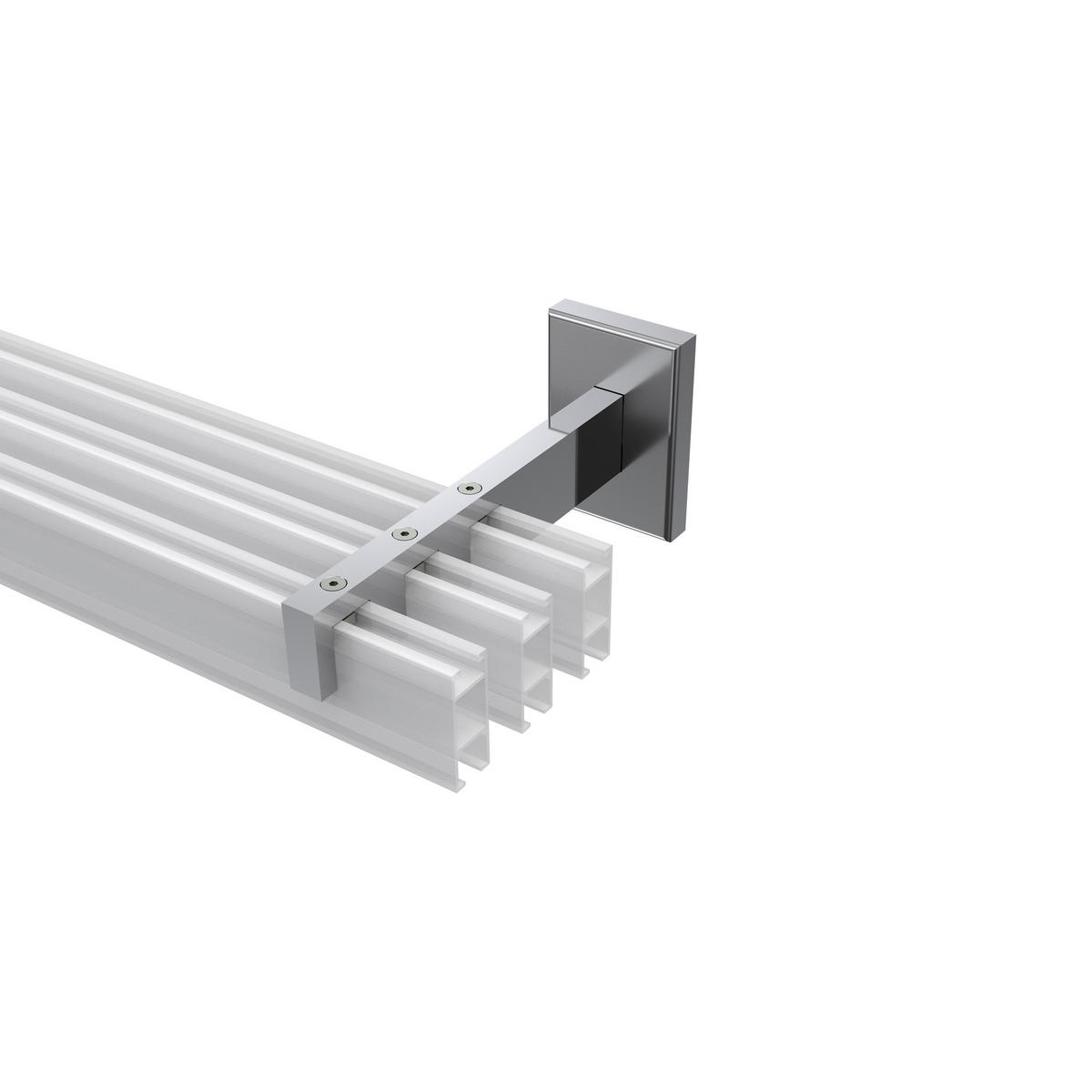 TRÄGER FÜR GARDINENSTANGEN INNENLAUF 14x35 mm, Smartline 3-läufig lang, Chrom - Chromfarben, Metall (14.5/6.5/4.5cm) - INTERDECO