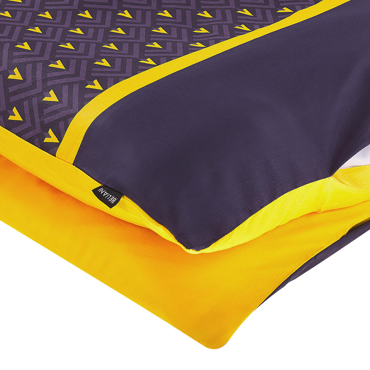 BETTWÄSCHE SET Wallingford 155x220 cm - Blau, Textil (155/220cm) - Beliani