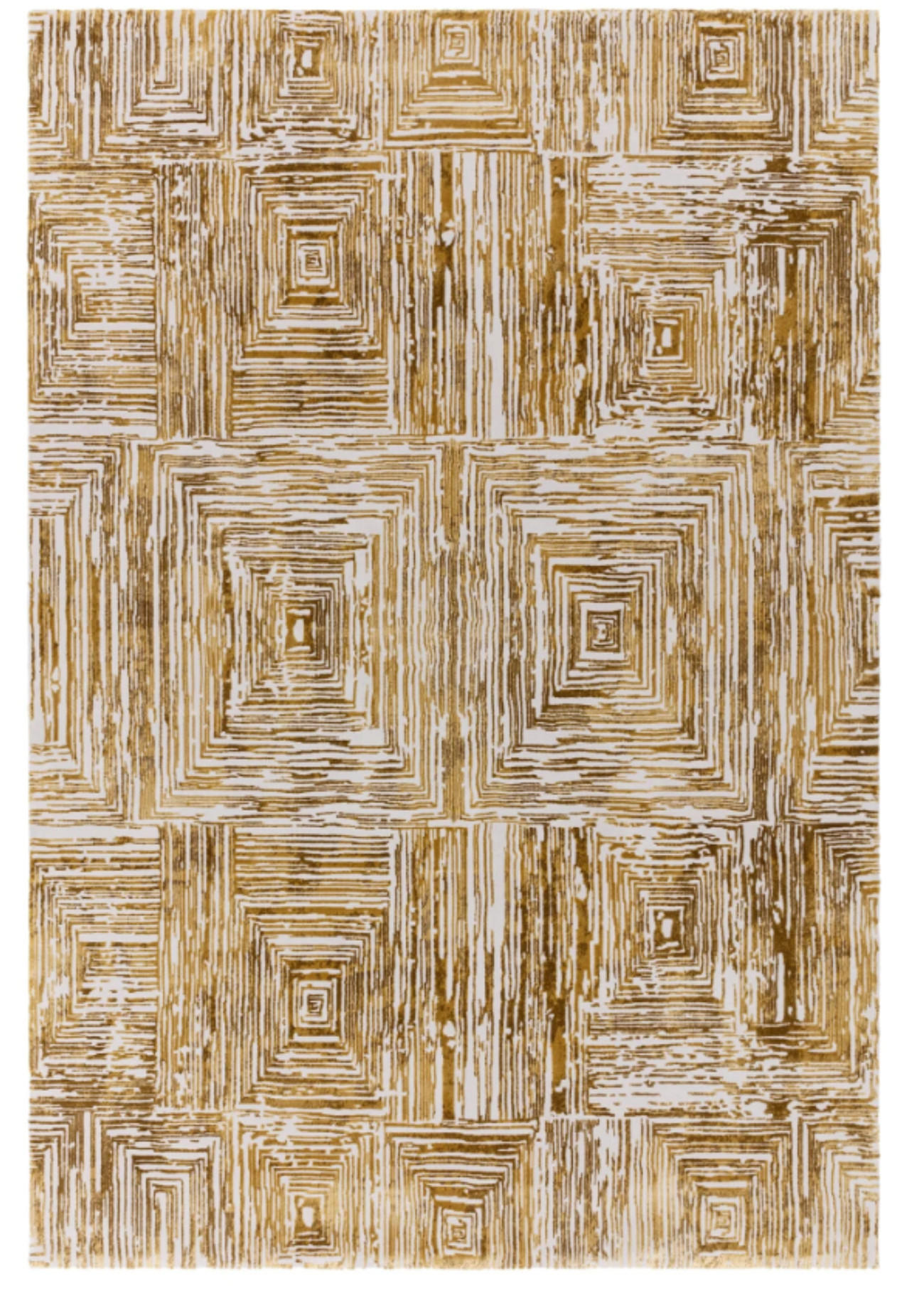 TEPPICH modern Wohn-/Schlafzimmer ZUKA SKETCH Gelb 160 x 230 cm - Gelb, Textil (160/230cm) - Novatrend