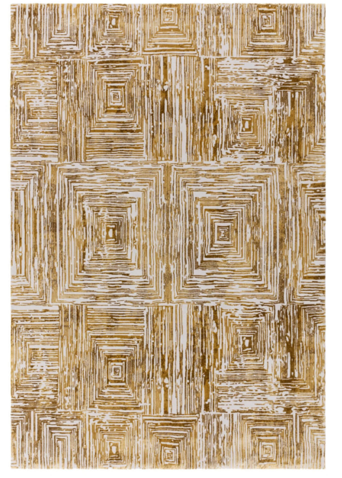 TEPPICH modern Wohn-/Schlafzimmer ZUKA SKETCH Gelb 160 x 230 cm - Gelb, Textil (160/230cm) - Novatrend