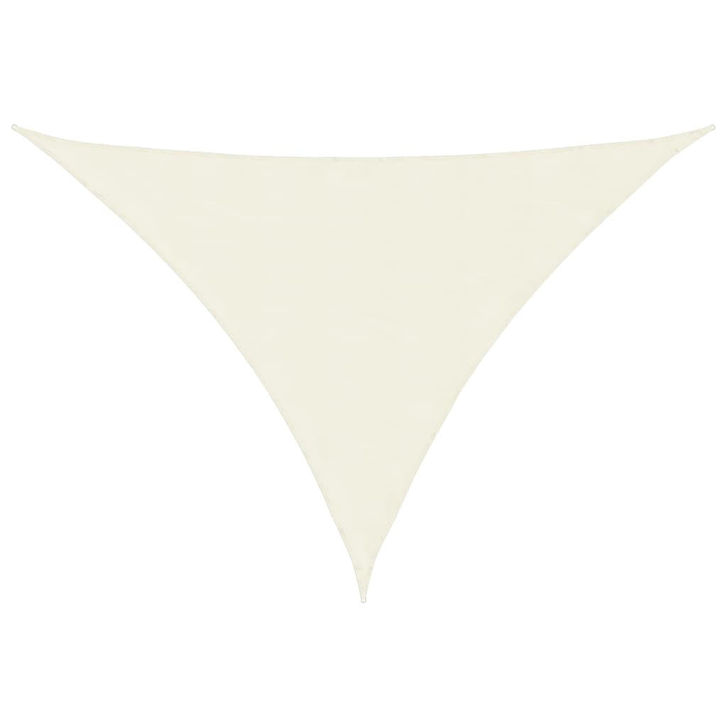 SONNENSEGEL Oxford-Gewebe Dreieckig 5x6x6 m Creme - Creme, Textil (600/500cm) - furnicato