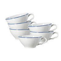 TEETASSEN Ostfriese Blau 100 ml 6er Set - Blau, Keramik (100L) - Ritzenhoff Breker