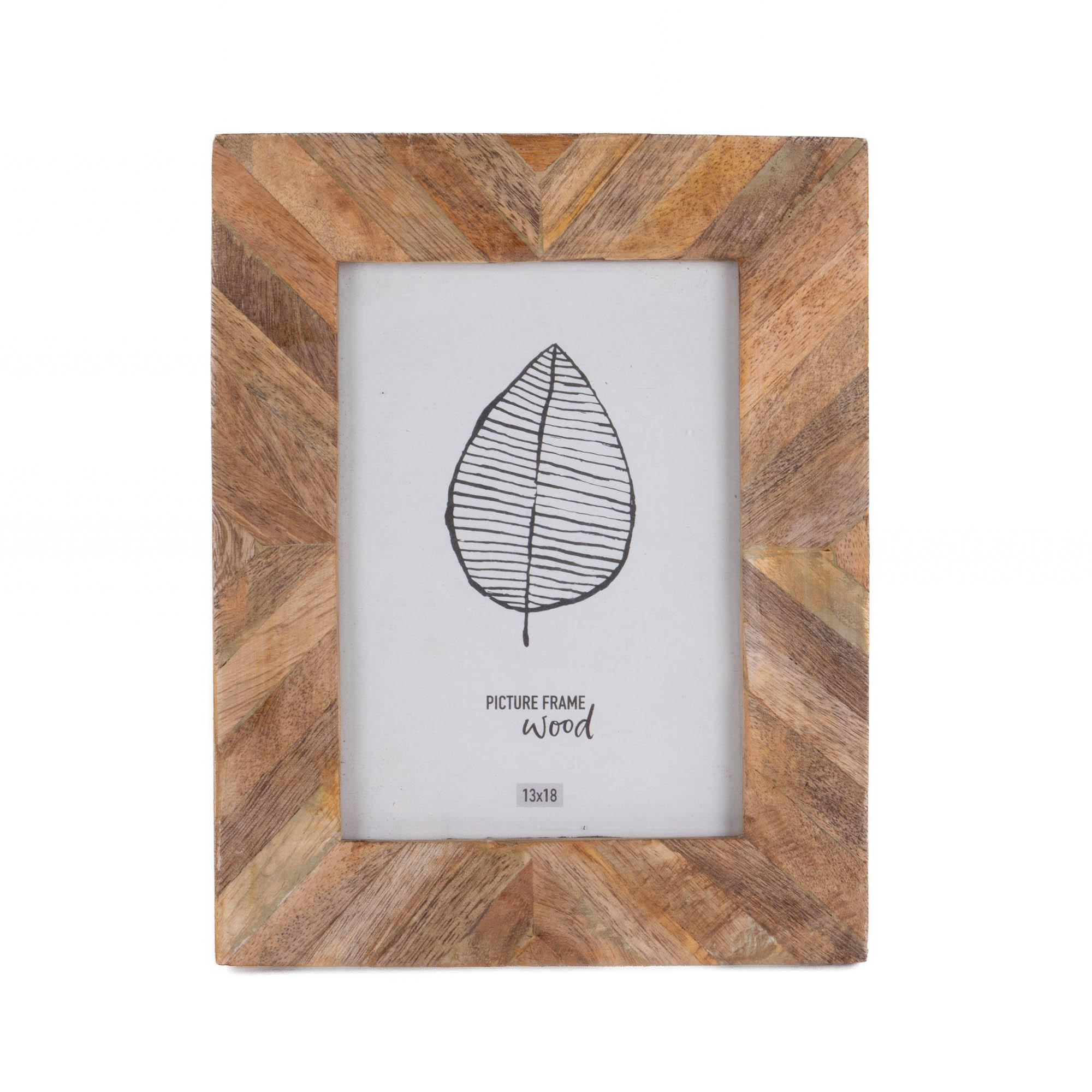 FOTORAHMEN Mangoholz 19/24 cm - Braun, Holz (19.2/24/1.3cm) - Home Styling Collection