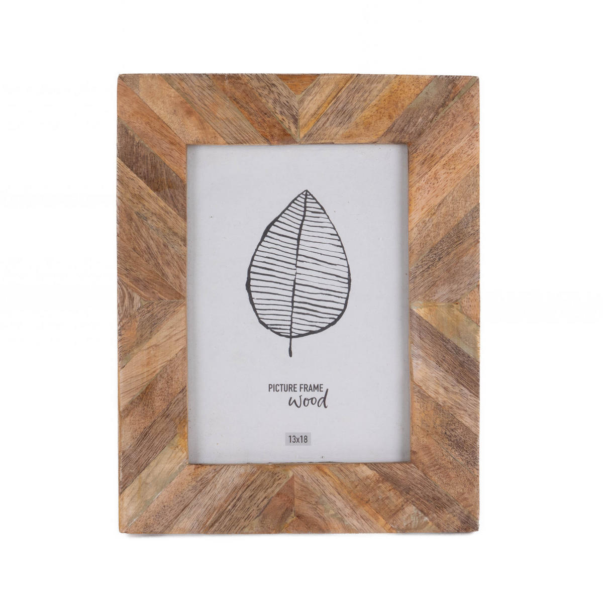 FOTORAHMEN Mangoholz 19/24 cm - Braun, Holz (19.2/24/1.3cm) - Home Styling Collection