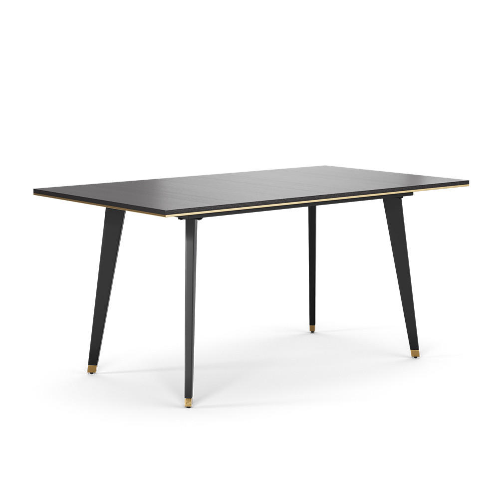 Vicco JÍDELNÍ STŮL Goldamo, Černá, 160-200 x 90 cm Rozšiřitelný
