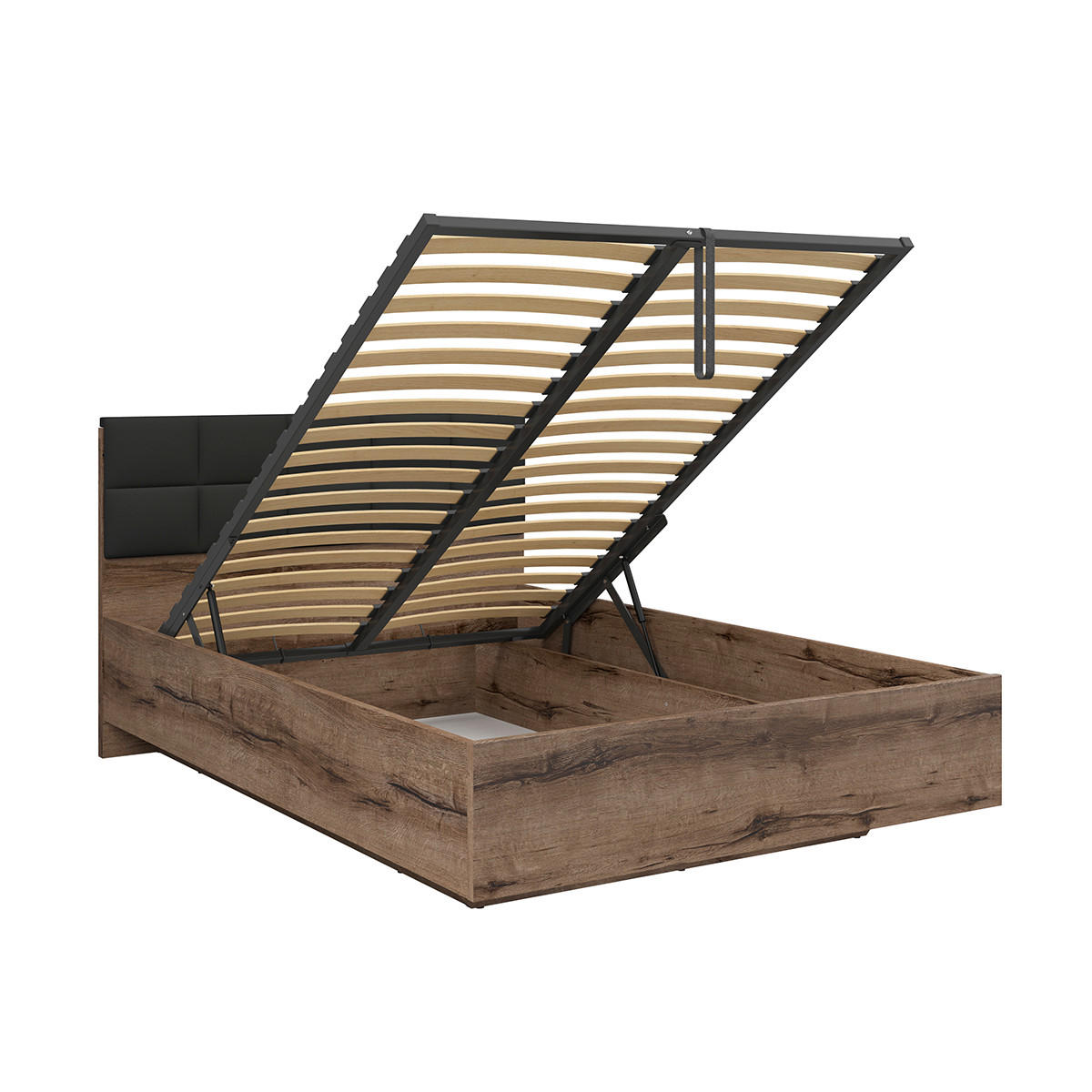 BOXBETT 140/200 Romane Holz - Braun, Holzwerkstoff (140/200cm) - Petits-meubles