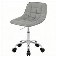 BÜROSTUHL Hellgrau 43/50/67,5 cm - Hellgrau, Metall (43/67.5/43cm) - PANGIVO