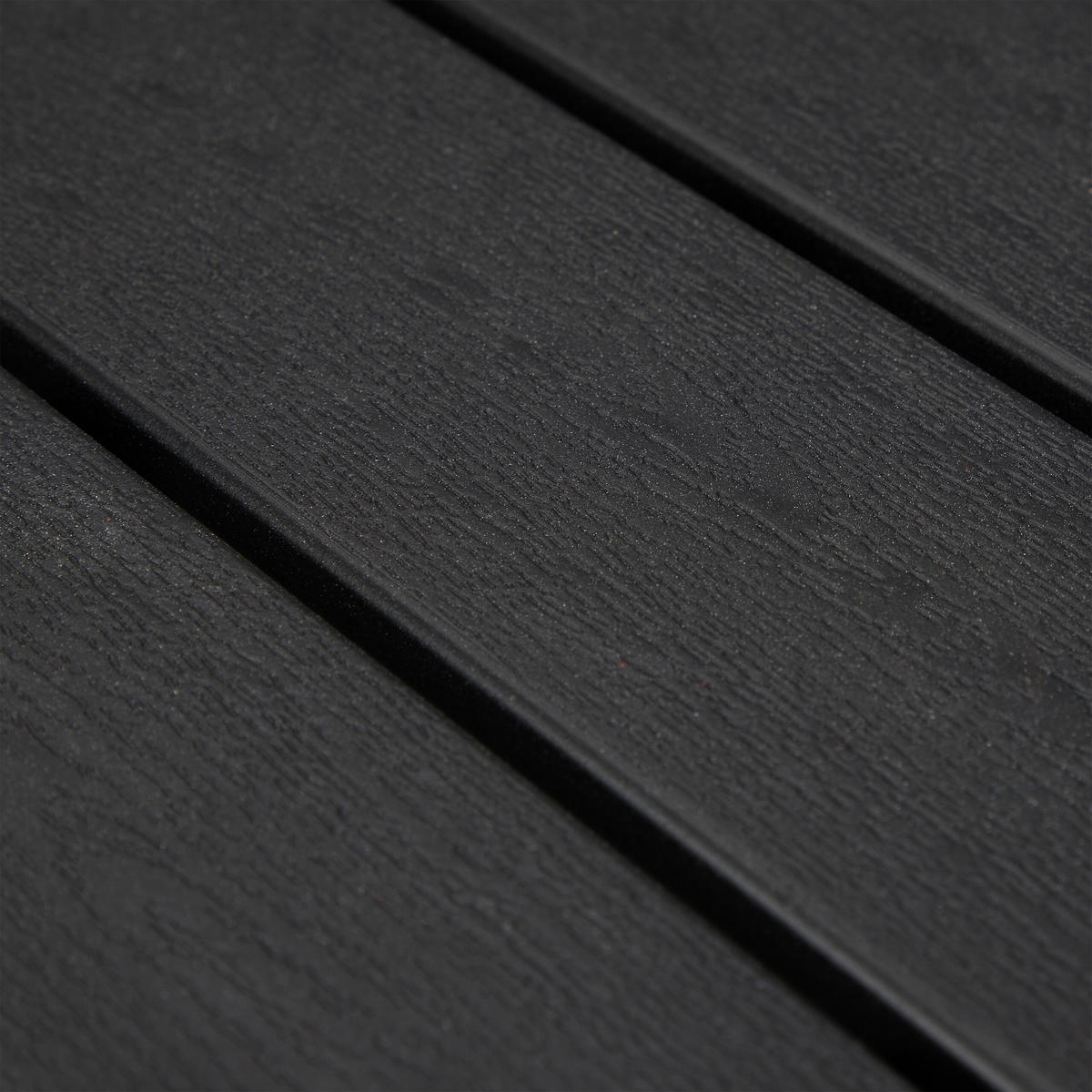 GARTENTISCH - Schwarz, Kunststoff/Metall (78/166/76cm) - Relaxdays