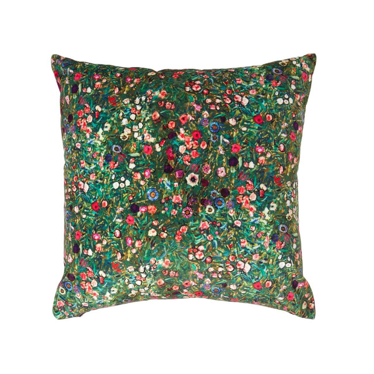 KISSENHÜLLE Samt 46/46 cm – Italienische Gartenlandschaft - Multicolor, Textil (46/46cm) - Homescapes