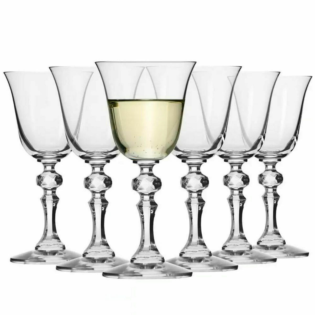 WEISSWEINGLÄSER 6er-Set 150 ML - Transparent, Glas (0.15L) - Krosno Glass