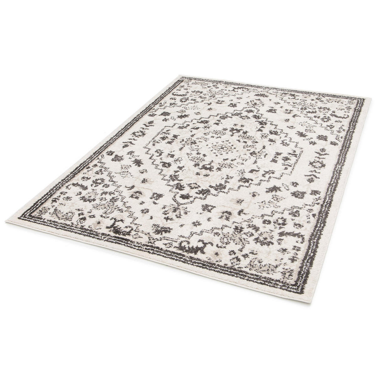 TEPPICH sehr weich grafisch grau - Grau, Textil (200/290cm) - AFK Living