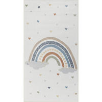 KINDERTEPPICH Maschinenwaschbar 80/150 cm Mehrfarbig - Multicolor, Naturmaterialien/Textil (80/150cm) - LIVABLISS