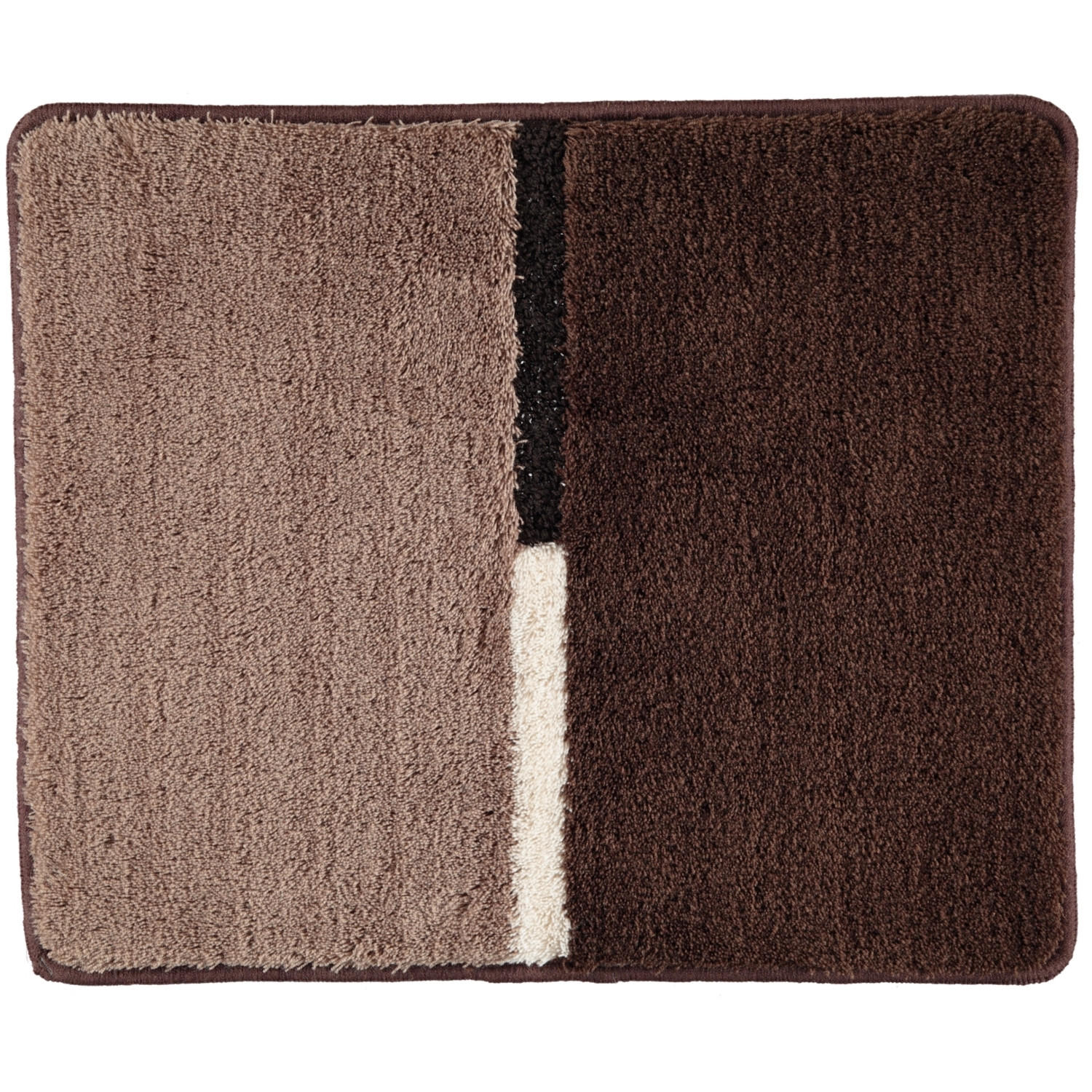 BADTEPPICH MIRA KAFFEE - 411 - Braun, Textil (50/60cm) - Rhomtuft