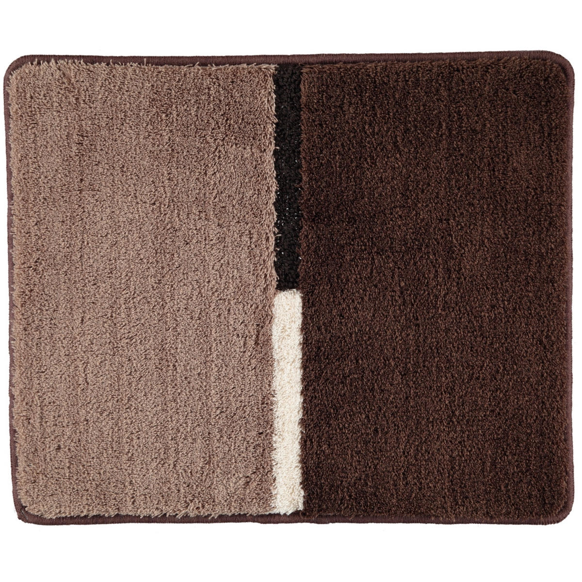 BADTEPPICH MIRA KAFFEE - 411 - Braun, Textil (50/60cm) - Rhomtuft