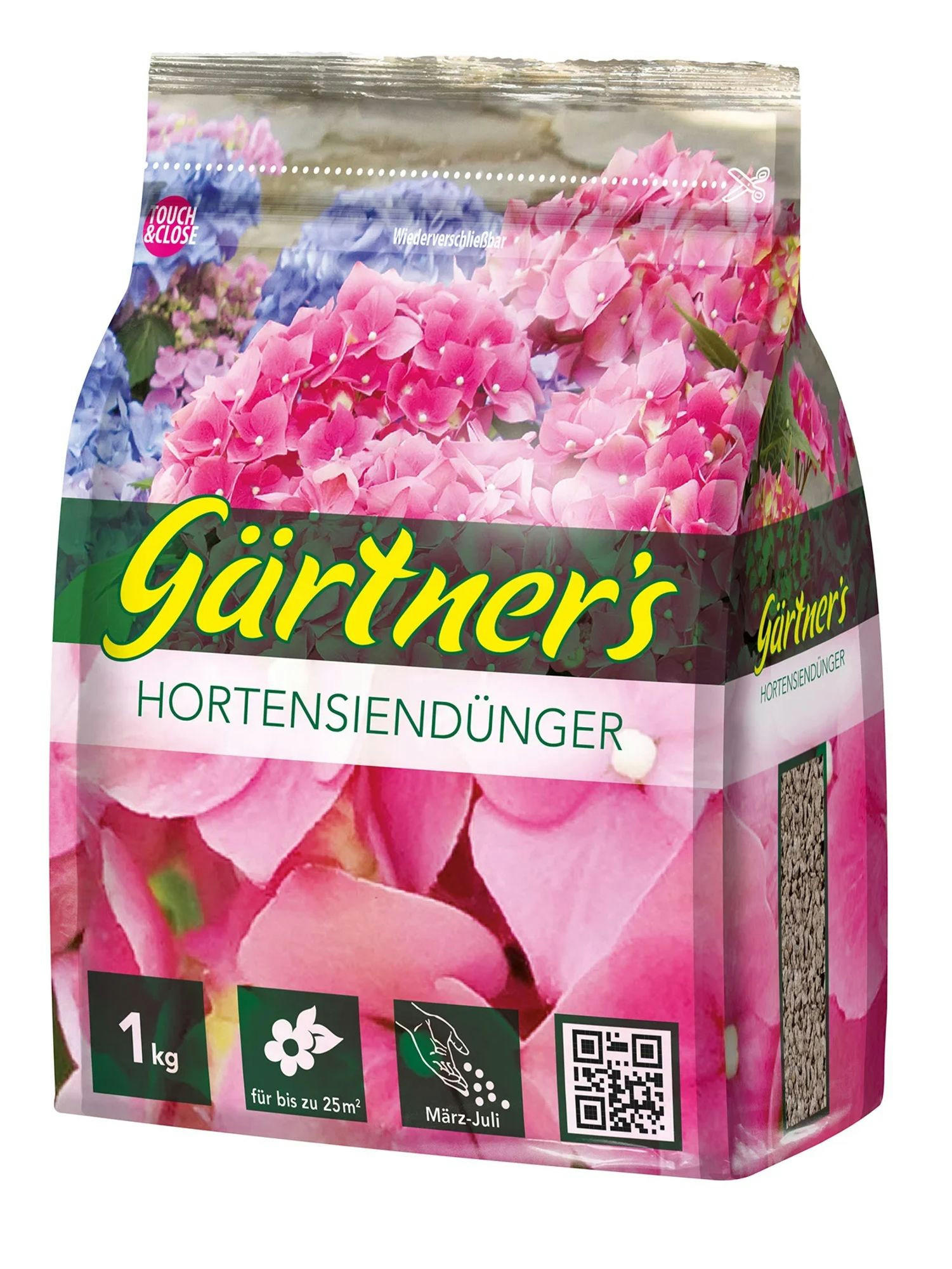 BLUMENDÜNGER für Hortensien, 1 kg, für üppige Blüten - Pink, Kunststoff (13.5/23/8.5cm) - Westfalia