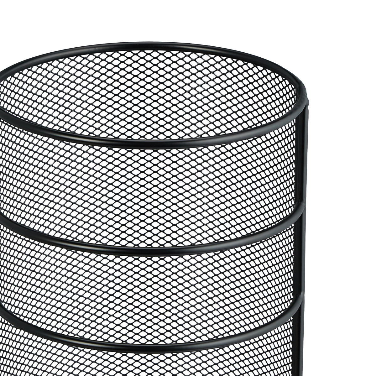 REGENSCHIRMSTÄNDER - Schwarz, Metall (16/44/16cm) - Relaxdays