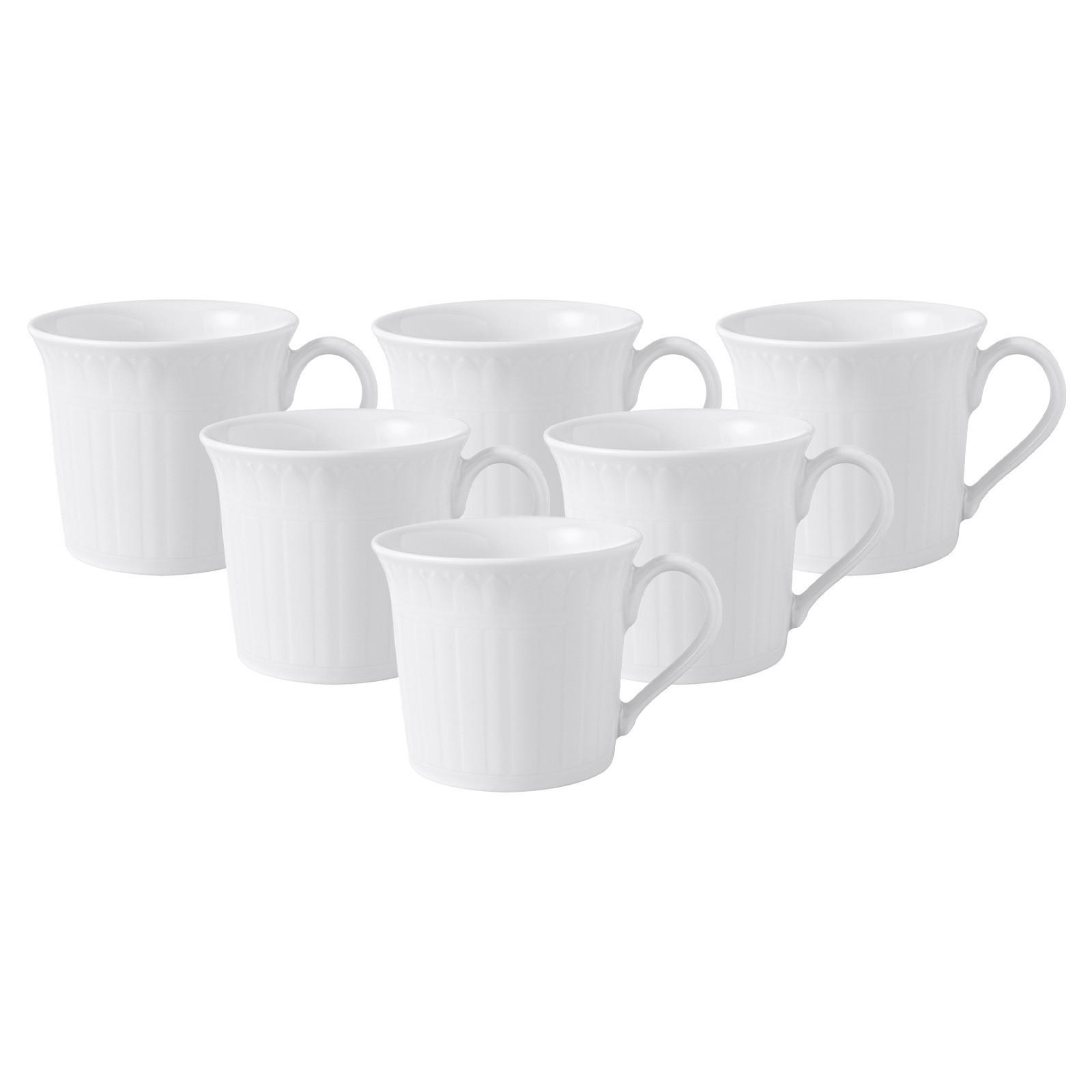 MOKKA- / ESPRESSOTASSEN Cellini weiß 100 ml 6er Set - Weiß, Keramik (0.1L) - Villeroy & Boch