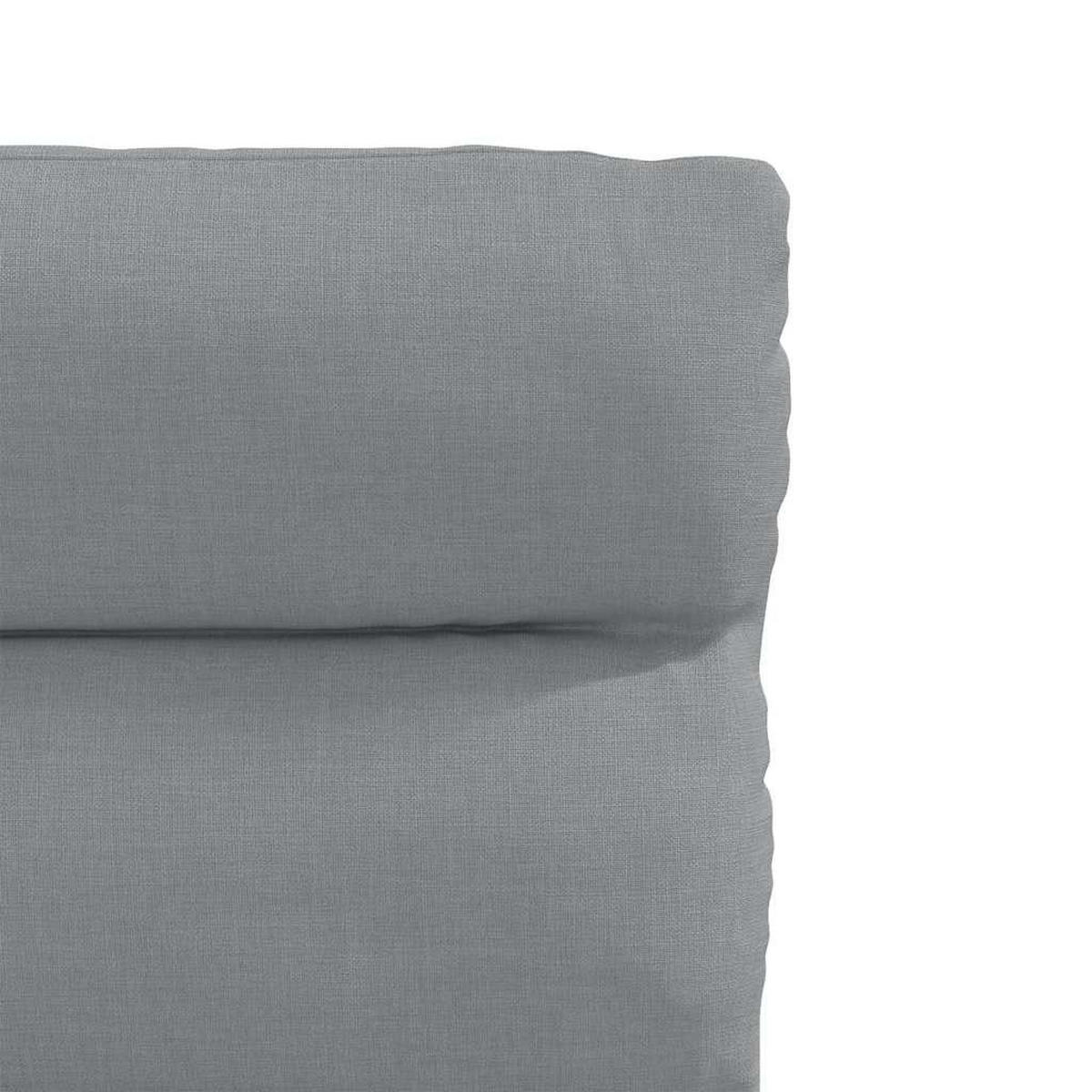 ESSZIMMERSTÜHLE 2 Stk. Hellgrau Stoff 45*54*86cm - Hellgrau, Metall (45/86/54cm) - ZMH