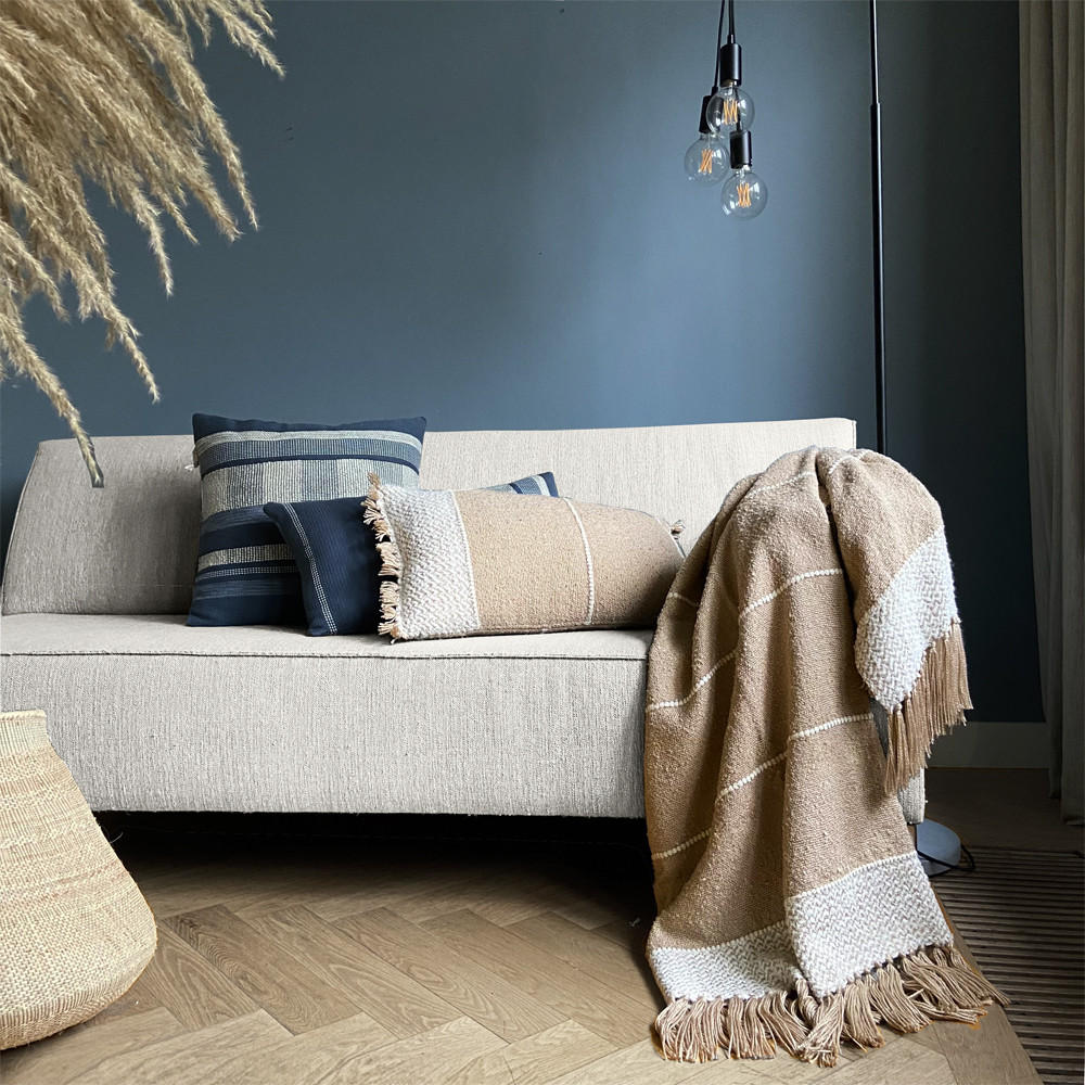 DECKE Berber Haferbeige - Beige, Textil (125/150cm) - Malagoon