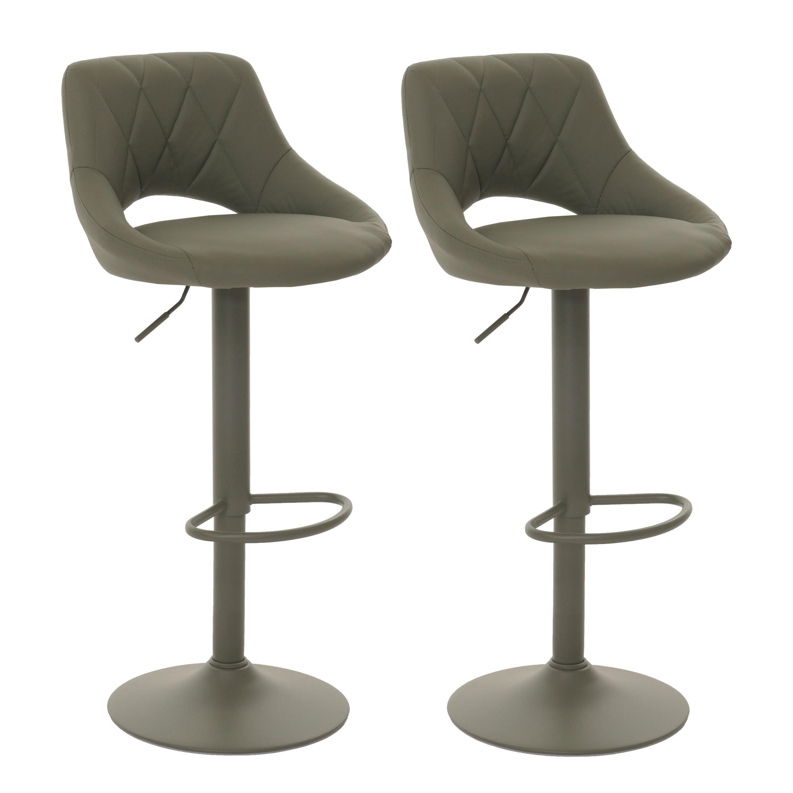 BARHOCKER Grün 2er-Set - Grün, Textil (47/107/44cm) - MCW