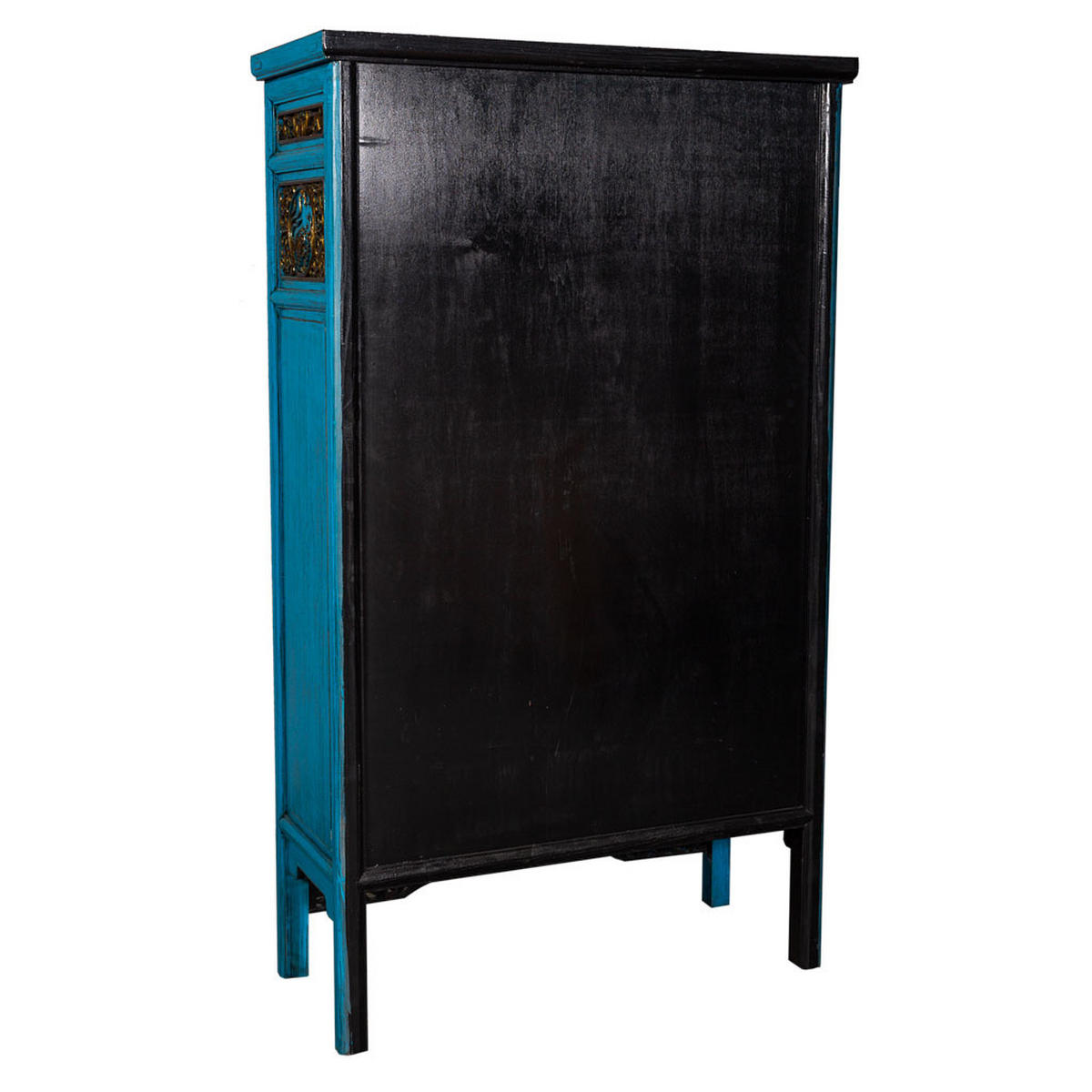 SCHRANK aus Holz 100x43x170 cm - Blau, Holz (100/170/43cm) - Wanderlust