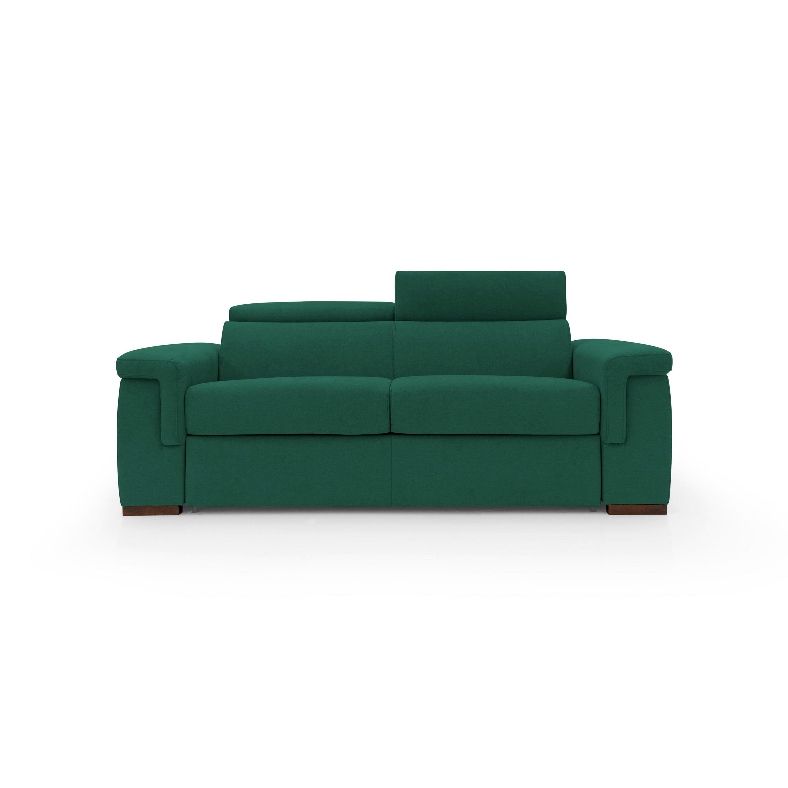 Thumbnail - Divani.store Schlafsofa, Grün, Textil, 220x100x95 cm, Wohnzimmer, Sofas & Couches, Schlafsofas