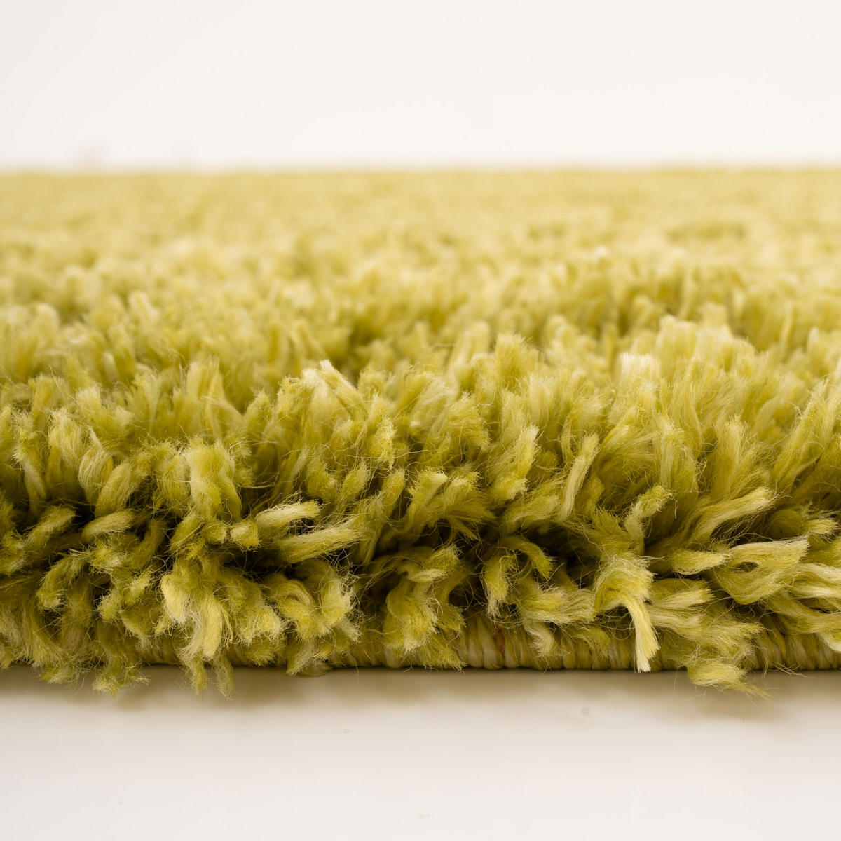 HOCHFLORTEPPICH Frühlingsgrün - Hellgrün, Naturmaterialien/Textil (60/110cm) - Kukoon Rugs