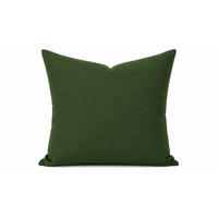 KISSENBEZUG Leinenoptik 50/50 cm Dunkelgrün - Dunkelgrün, Textil (50/50cm) - TiborTex
