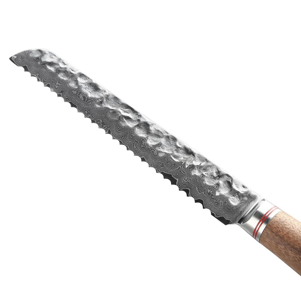 BROTMESSER 20 cm - Nussbaumfarben, Holz/Metall (34cm) - Wakoli