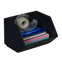 Anthrazit, Holz (15.5/17.5/12.5cm) - Relaxdays