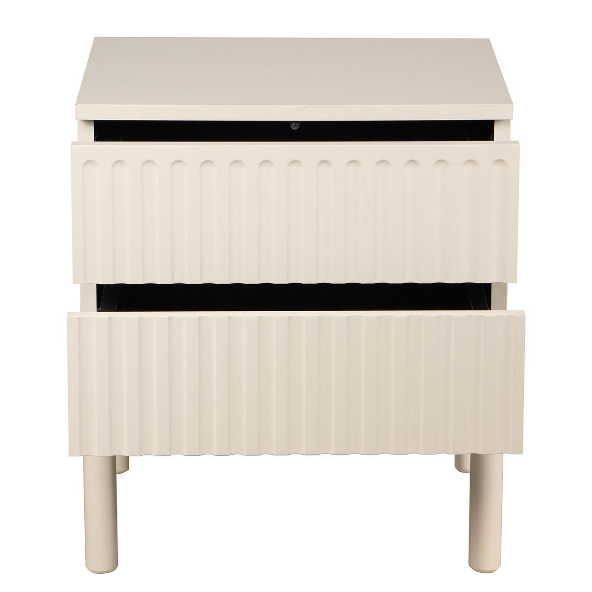 NACHTKOMMODE - Kaschmir, Holz/Holzwerkstoff (48/55/40cm) - home24