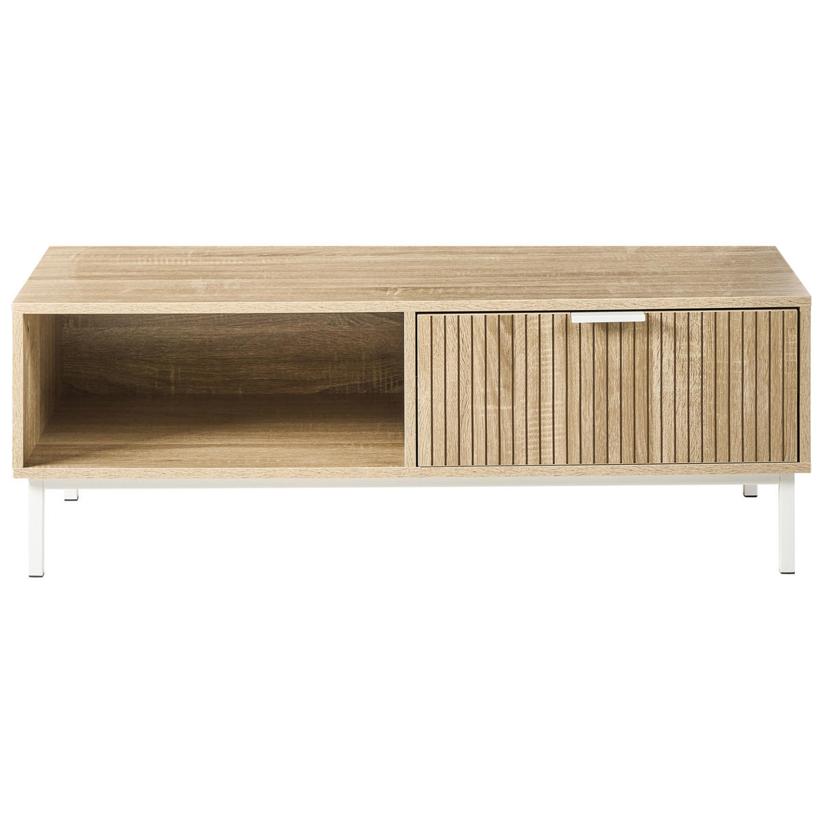 COUCHTISCH Hellbraun Royalla - Hellbraun, Holzwerkstoff (50/110/40cm) - Beliani