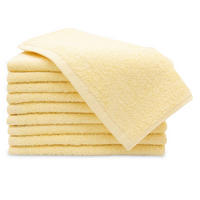GÄSTETÜCHER, 10er-Set, 30x50 cm, 100% Baumwolle, Gelb - Gelb, Textil (30/50cm) - Zollner