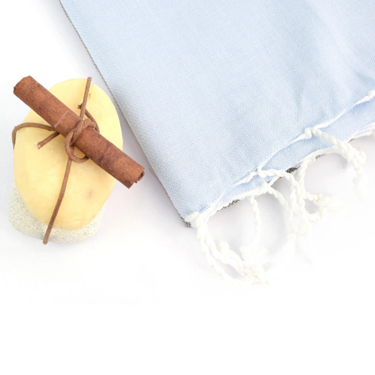 HAMMAMTUCH sunset 100x180 + 60x100 cm mehrfarbig - Multicolor, Textil (100/180cm) - Happy Friday