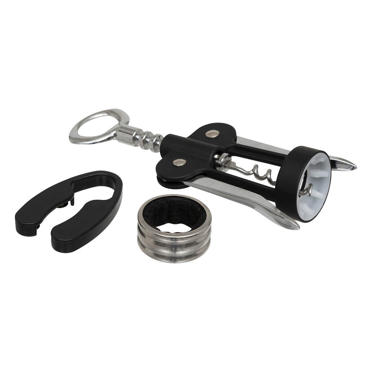 BARKEEPER-SET Cave 3-teilig - Braun, Metall (15.7/6.3/22.3cm) - Secret de Gourmet