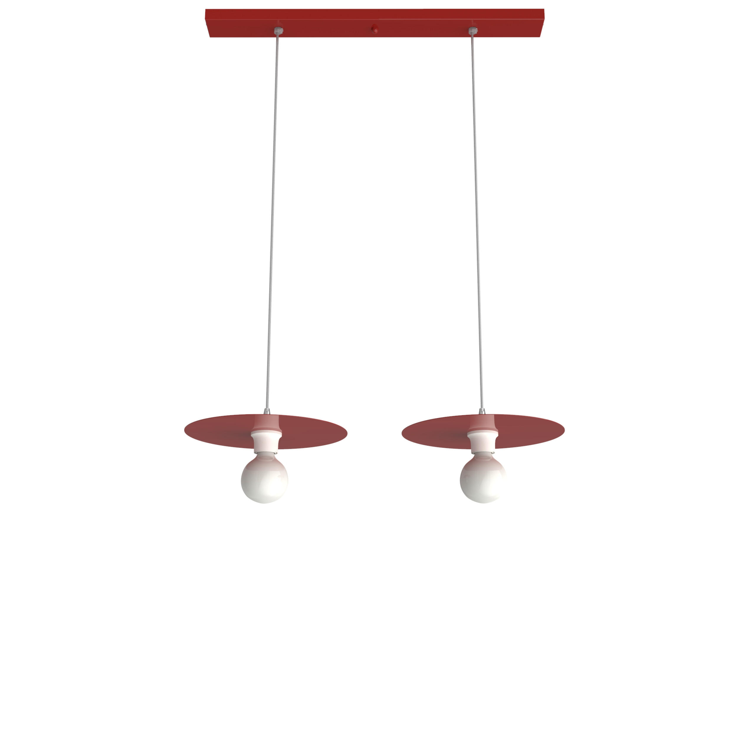 Lumicom Hängeleuchte Rot 30x7x30 cm