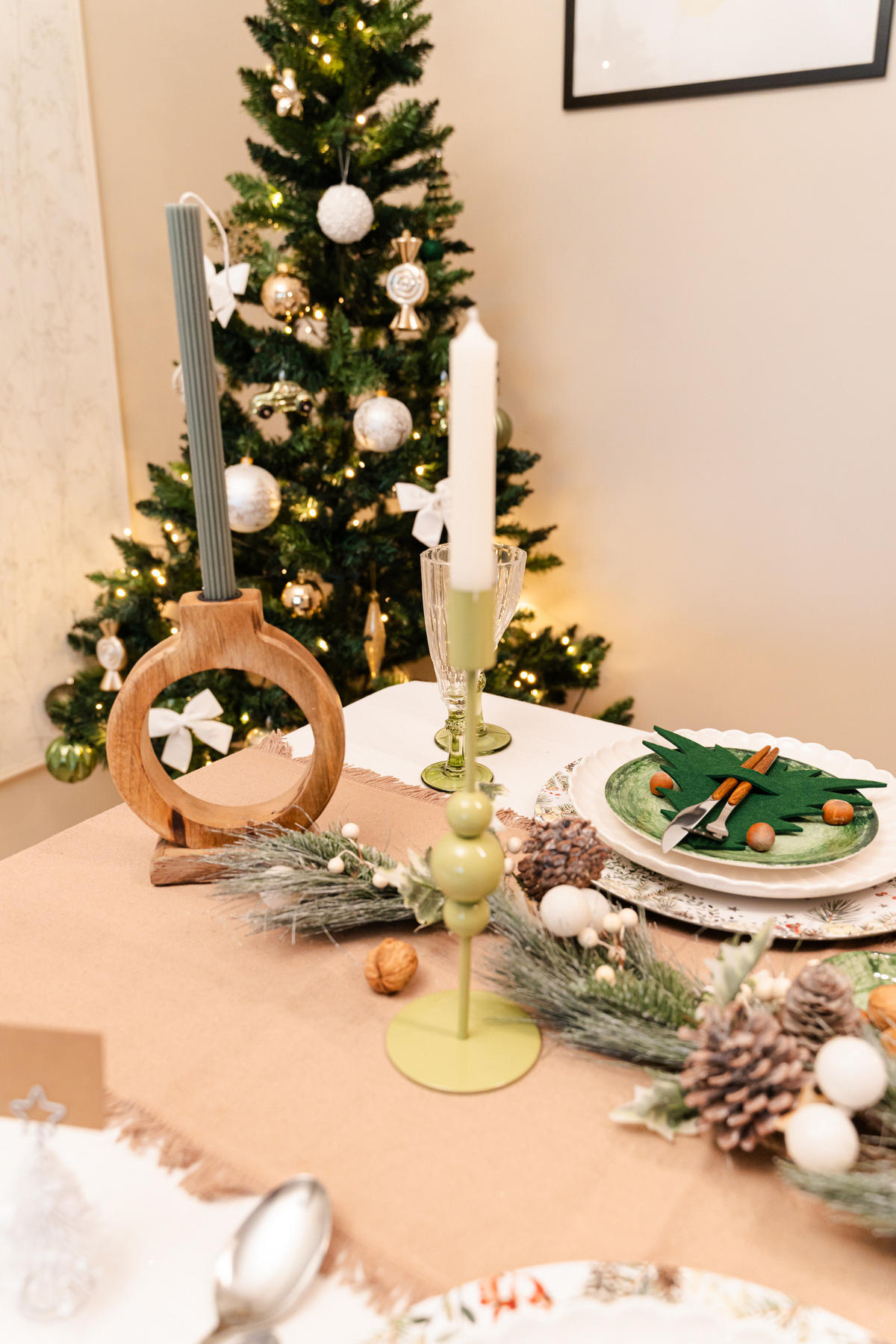 KERZENSTÄNDER Mangoholz 16/21 cm - Braun, Holz (16/21/5cm) - Home Styling Collection