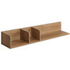 WANDREGAL Braun - Braun, Holz (120/20/21cm) - MCW