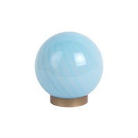 TISCHLAMPE Summer Globe 15.2/15.2/16.7 cm - Blau, Glas (15.2/15.2/16.7cm) - Leitmotiv