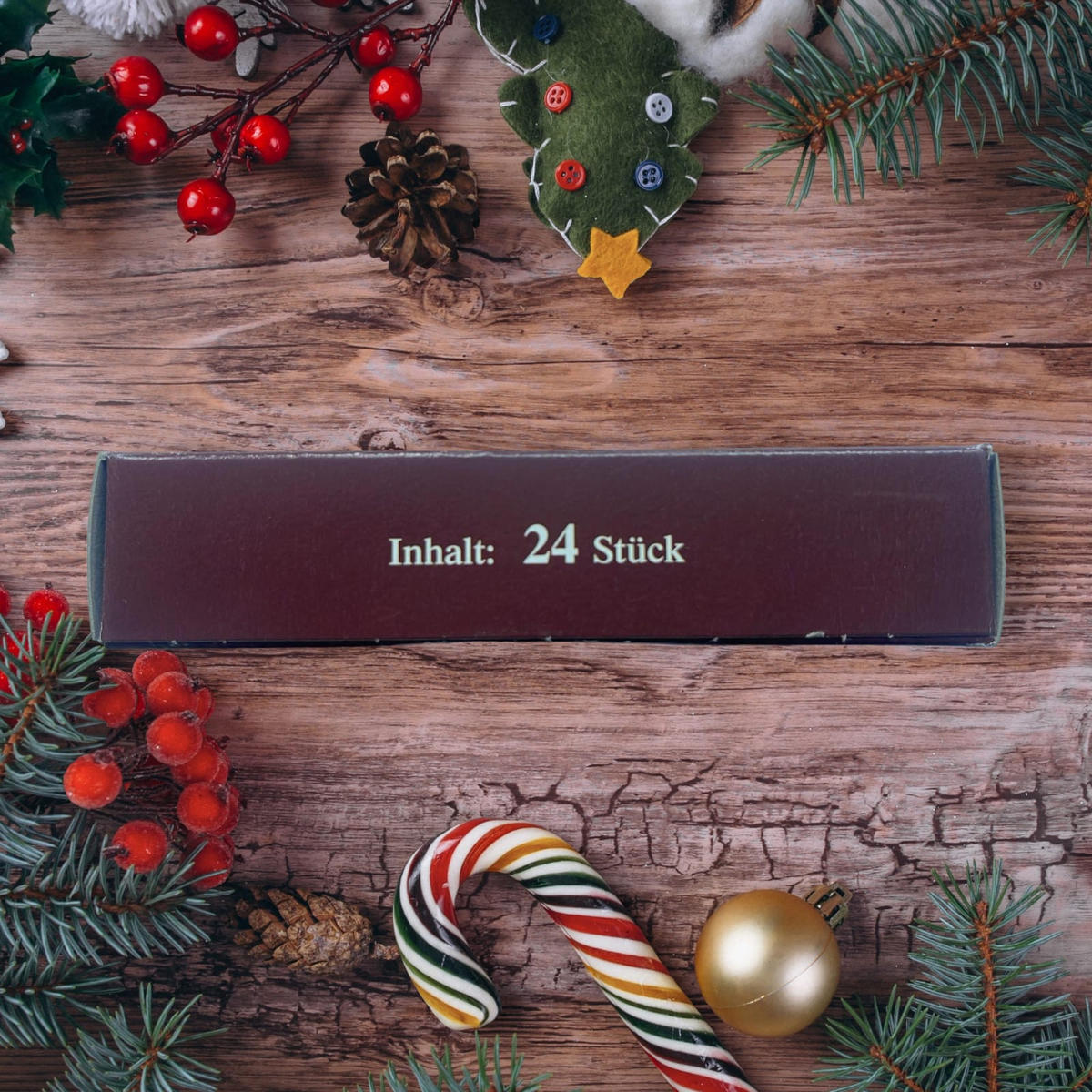 RÄUCHERKERZEN Weihrauch 24er Packung - Schwarz, Holz (4.5/2.5/12cm)