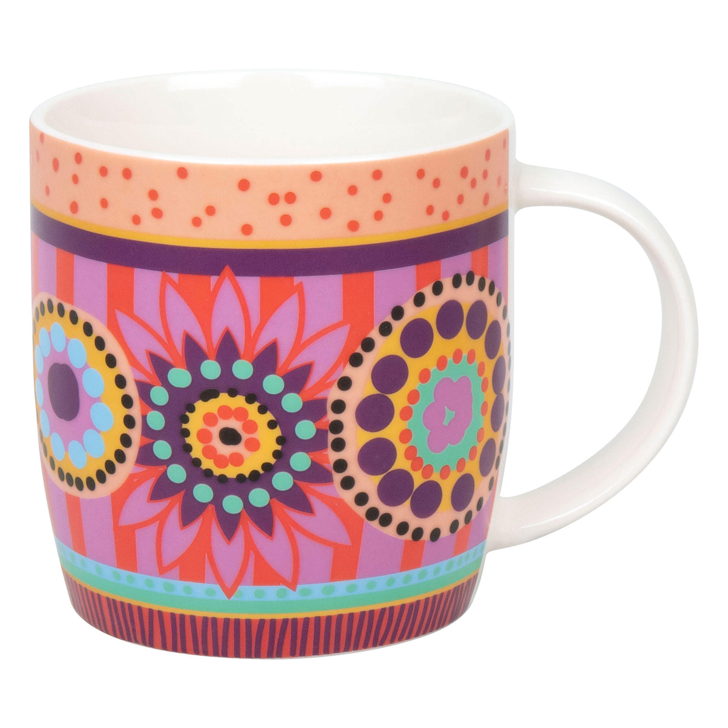 KAFFEEBECHER Exotic Summer - sunny - Naturfarben, Keramik (0.4L) - Könitz